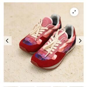 Inkkas Andes Jogger Sneaker Red/Purple Mountains womens size 8